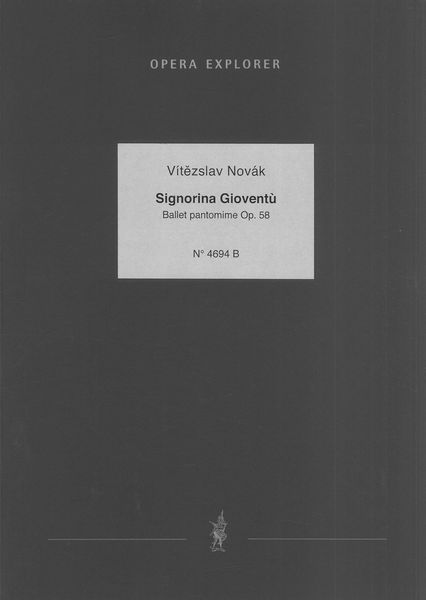 Signoria Gioventù Op. 58 : Prolog-Melodram.