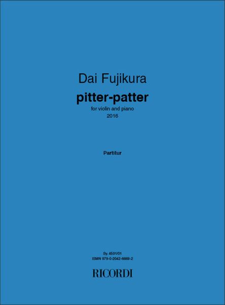 Pitter-Patter : For Violin and Piano (2016).
