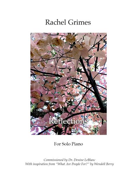 Reflections : For Solo Piano [Download].