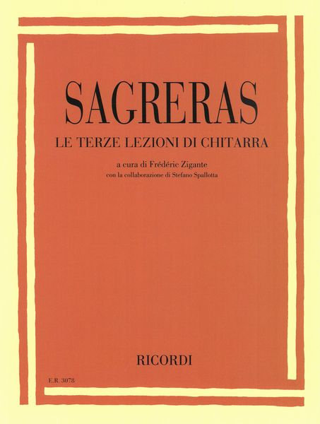 Terze Lezioni Di Chitarra / edited by Frédéric Zigante.