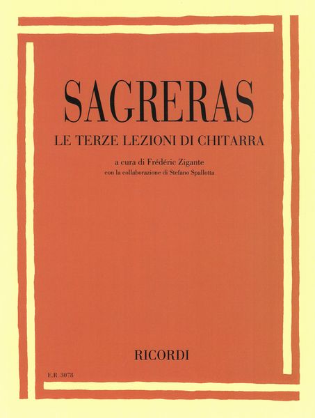 Terze Lezioni Di Chitarra / edited by Frédéric Zigante.