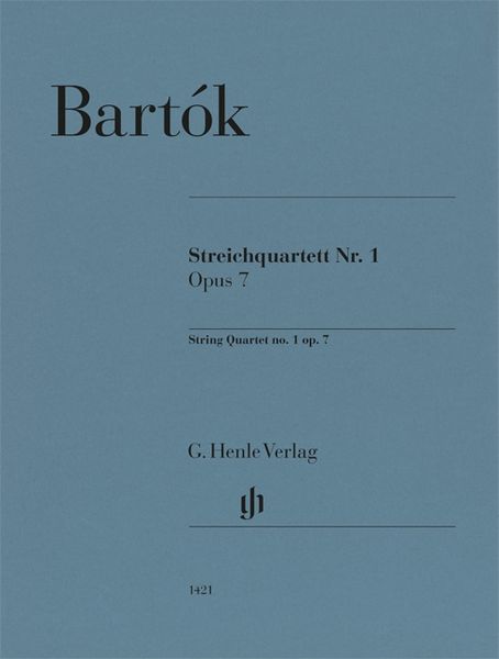 Streichquartett Nr. 1, Op. 7 / edited by Laszlo Somfai.