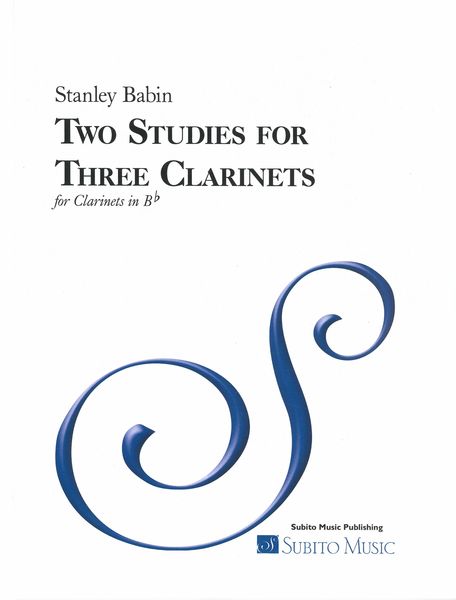 Two Studies : For Three Clarinets In B Flat.