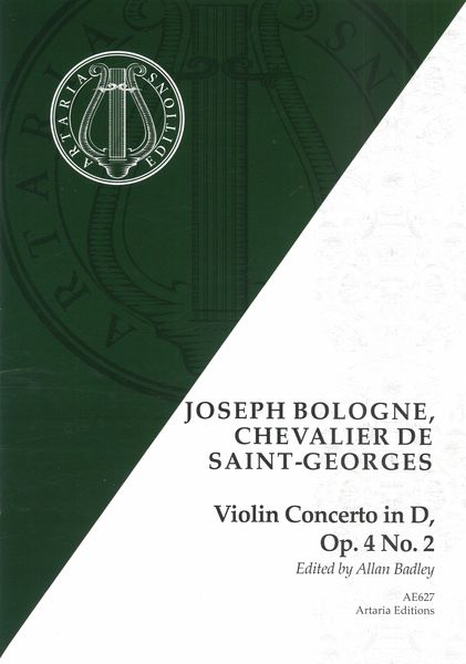 Violin Concerto In D, Op. 4 No. 2 / edited by Allan Badley.