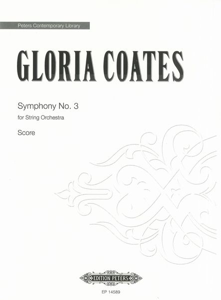 Symphony No. 3 : For String Orchestra (1974/1986).