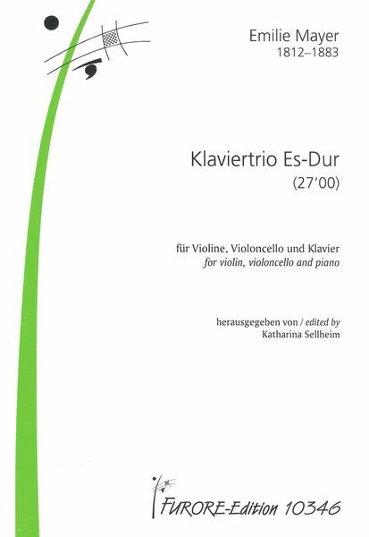 Klaviertrio Es-Dur : Für Violine, Violoncello und Klavier / edited by Katharina Sellheim.