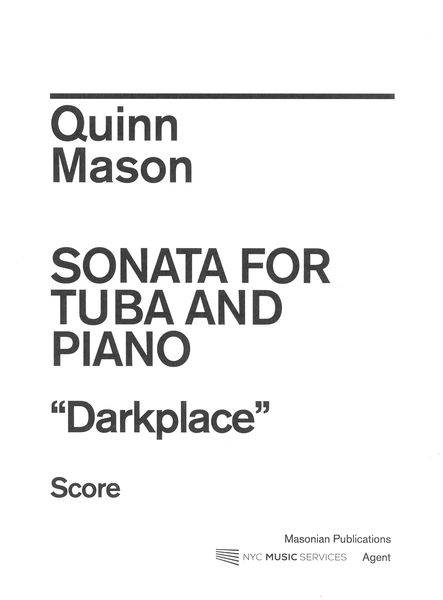 Sonata : For Tuba and Piano (Darkplace).