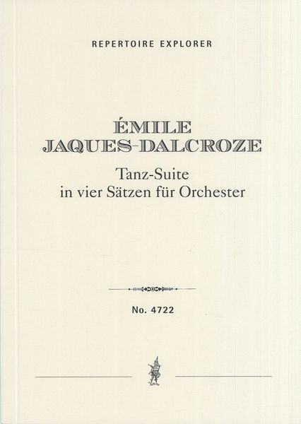 Tanz-Suite In Vier Sätzen : Für Orchester.