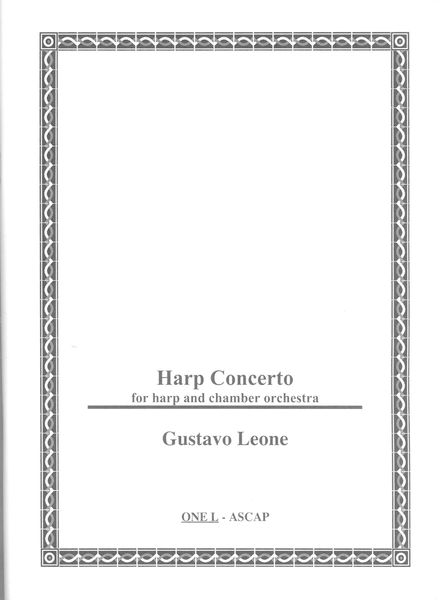 Harp Concerto : For Harp and Chamber Orchestra (1994).