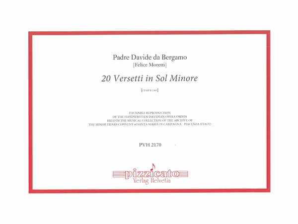 20 Versetti In Sol Minore, Cfmp.R 1363.