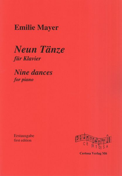 Neun Tänze : Für Klavier / edited by Isolde Weiermüller-Backes.