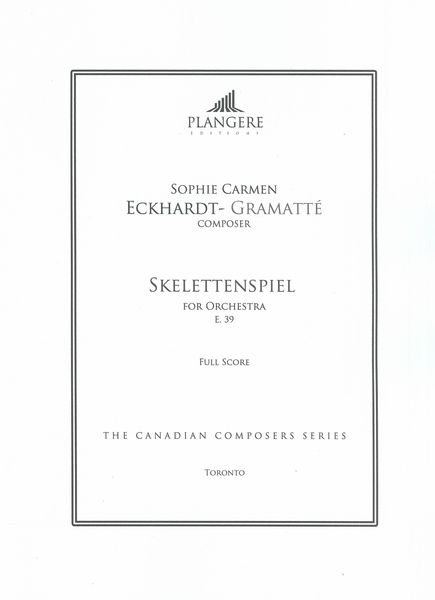 Skelettenspiel, E. 39 : For Orchestra / edited by Brian McDonagh.