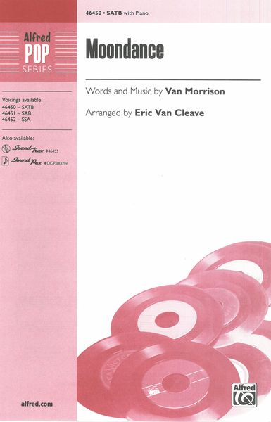 Moondance : For SATB Choir and Piano / arr. Eric Van Cleave.