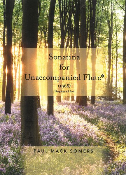Sonatina : For Unaccompanied Flute (1968).