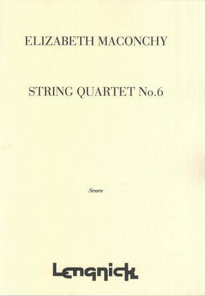 String Quartet No. 6.