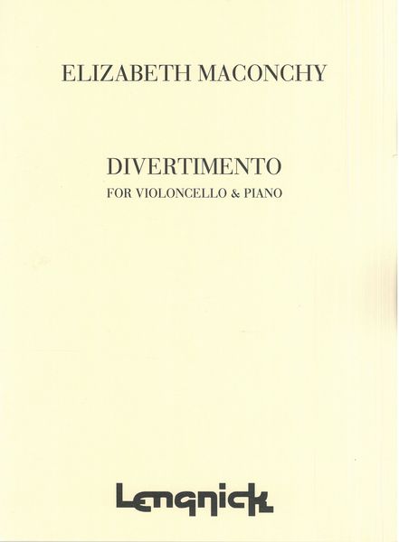 Divertimento : For Violoncello and Piano.