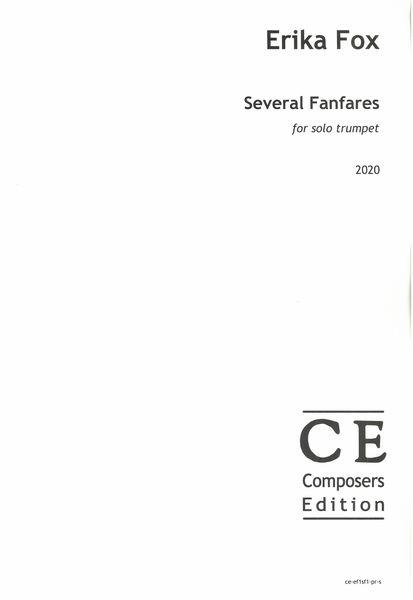 Several Fanfares : For Solo Trumpet (2020) [Download].