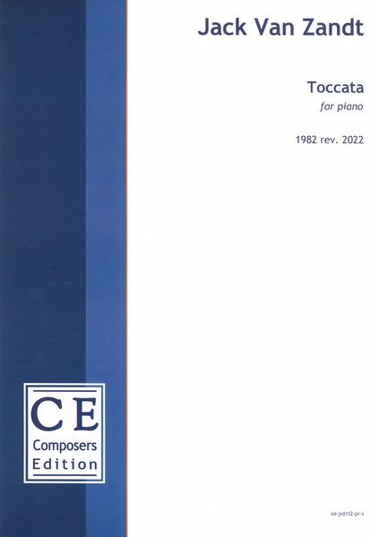 Toccata : For Piano (1982, Rev. 2022) [Download].