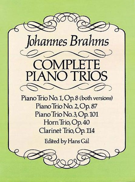 Complete Piano Trios : From The Breitkopf und Härtel Complete Works Edition.