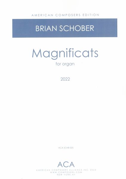 Magnificats : For Organ (2022).