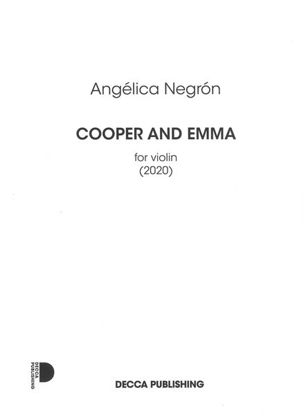 Cooper and Emma : For Violin (2020).