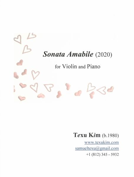 Sonata Amabile : For Violin and Piano (2020).
