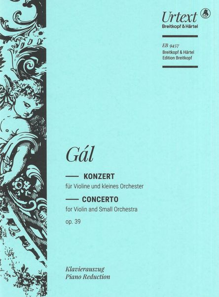 Konzert, Op. 39 : Für Violine und Kleines Orchester / edited by Evan Fox-Gal and Anthony Fox.