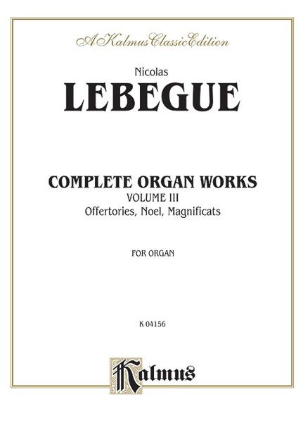 Complete Organ Works, Vol. 3.