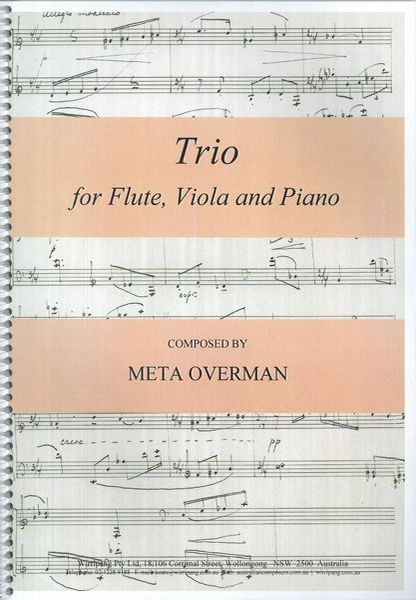 Trio : For Flute, Viola and Piano.