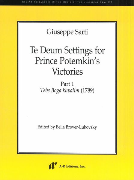 Te Deum Settings For Prince Potemkin's Victories, Part 1 : Tebe Boga Khvalin (1789).