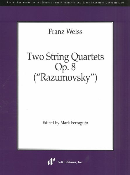 Two String Quartets, Op. 8 (Razumovsky) / edited by Mark Ferraguto.