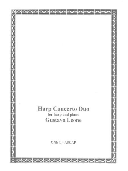 Harp Concerto Duo : For Harp and Piano (1994) [Download].