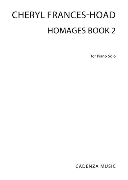 Homages Book 2 : For Piano Solo.