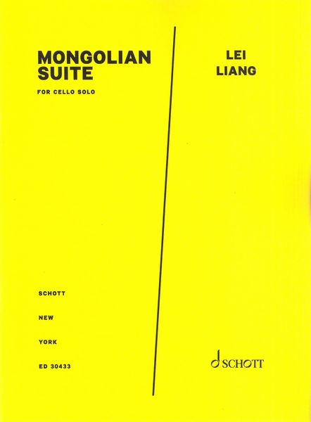 Mongolian Suite : For Cello Solo.