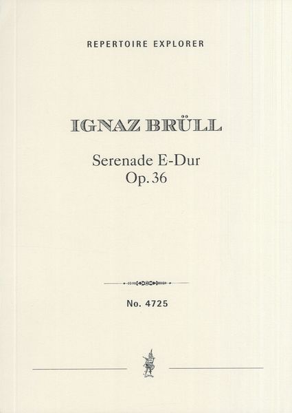 Serenade E-Dur, Op. 36 : Für Grosses Orchester.