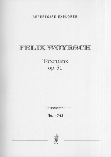 Totentanz, Op. 51 : Ein Mysterium Für Solostimmen, Chor und Orchester.