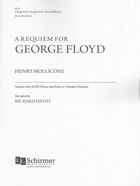 Requiem For George Floyd : For Soprano Solo, SATB Chorus, and Chamber Orchestra [Download].