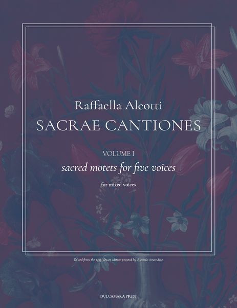 Sacrae Cantiones : Sacred Motets For Five Voices / edited by Leslee V. Wood.