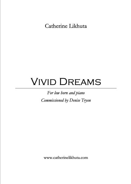 Vivid Dreams : For Low Horn and Piano.