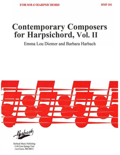 Contemporary Composers For Harpsichord, Vol. 2 : Emma Lou Diemer & Barbara Harbach [Download].
