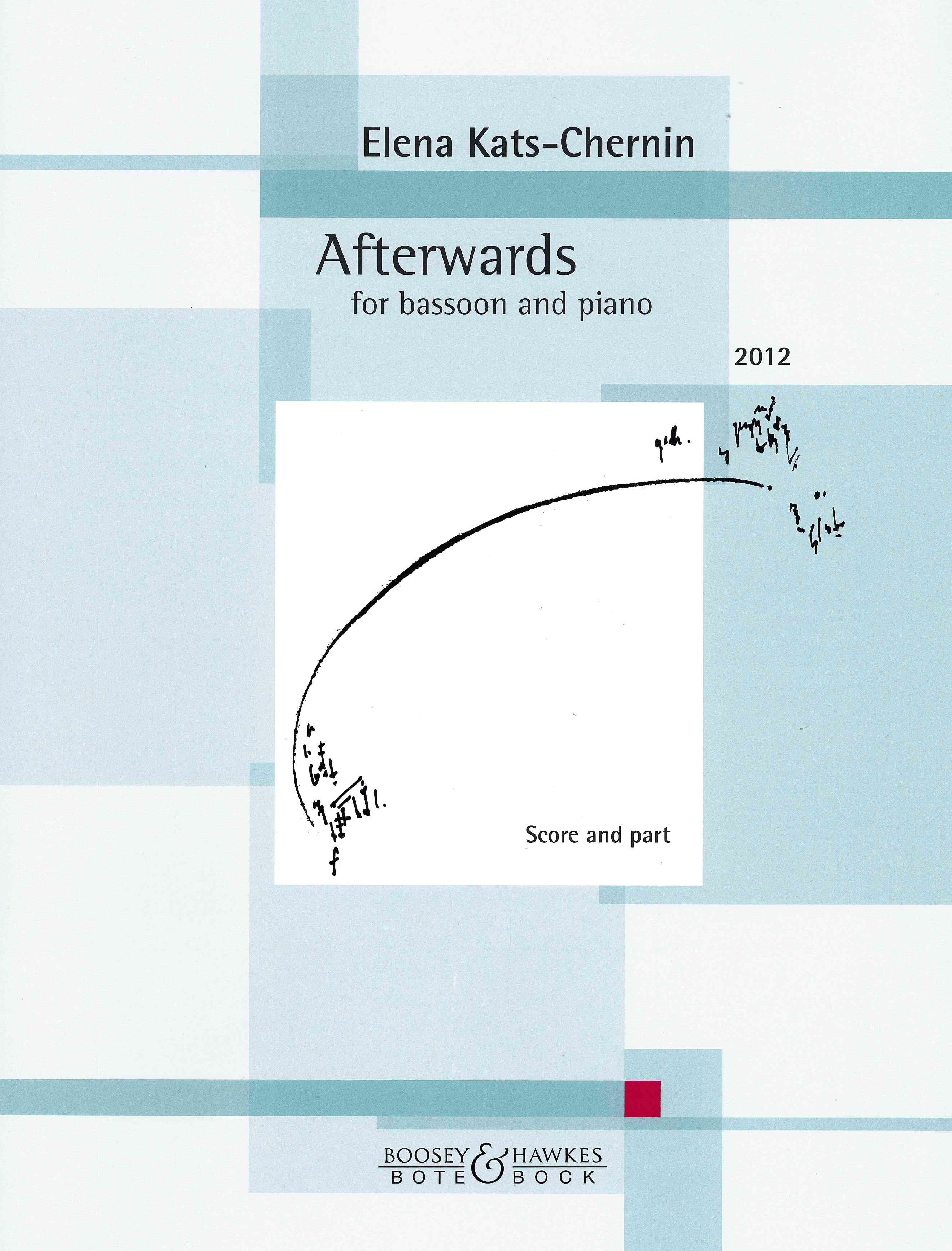 Afterwards : For Bassoon and Piano (2012).