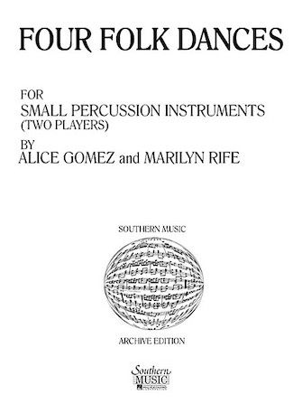 Four Folk Dances : For Small Percussion Instruments (Two Players).
