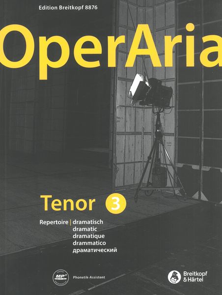 Operaria - Das Repertoire Für Alle Stimmgattungen : Tenor, Band 3 - Lyrisch.