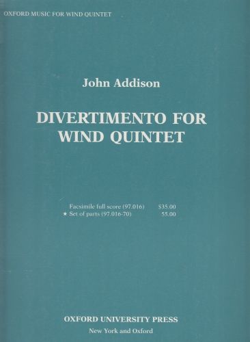 Divertimento : For Wind Quintet.