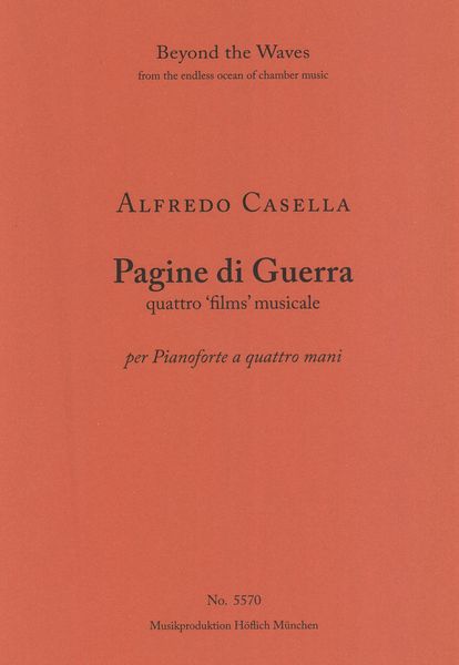 Pagine Di Guerra - Quattro Films Musicale : Per Pianoforte A Quattro Mani.