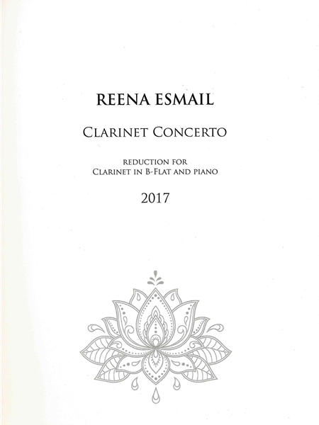 Clarinet Concerto (2017) - reduction For Clarinet In B Flat and Piano.