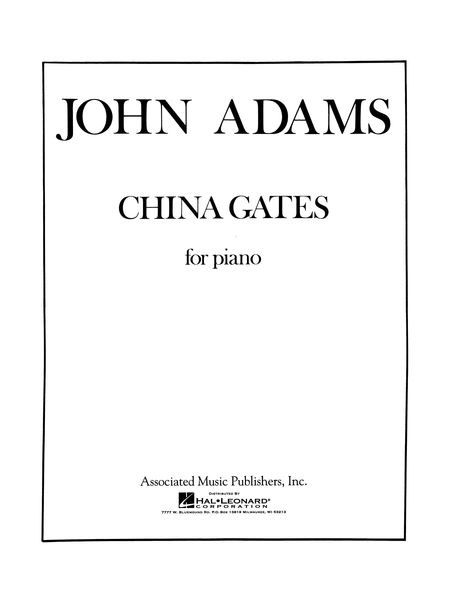 China Gates : For Piano.