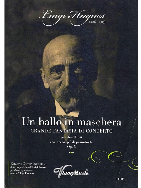 Un Ballo In Maschera - Grande Fantasia Di Concerto, Op. 5 : Per Due Flauti E Pianforte.