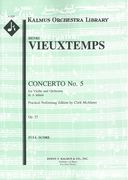Concerto No. 5 In A Minor, Op. 37 (Gretry) : For Violin and Orchestra.