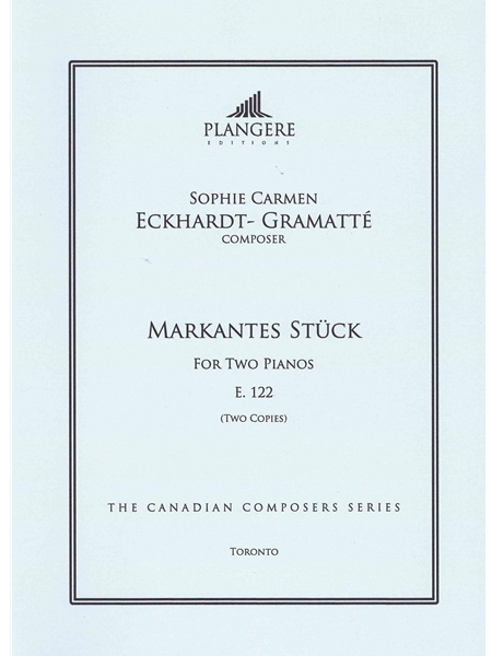 Markantes Stuck, E 122 : For Two Pianos / edited by Brian McDonagh.